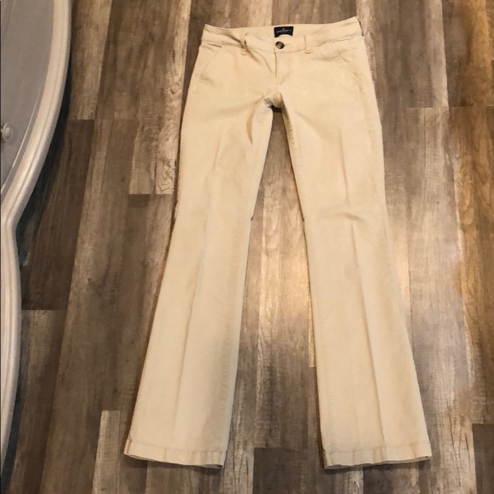 Khaki kick boot size 4 long